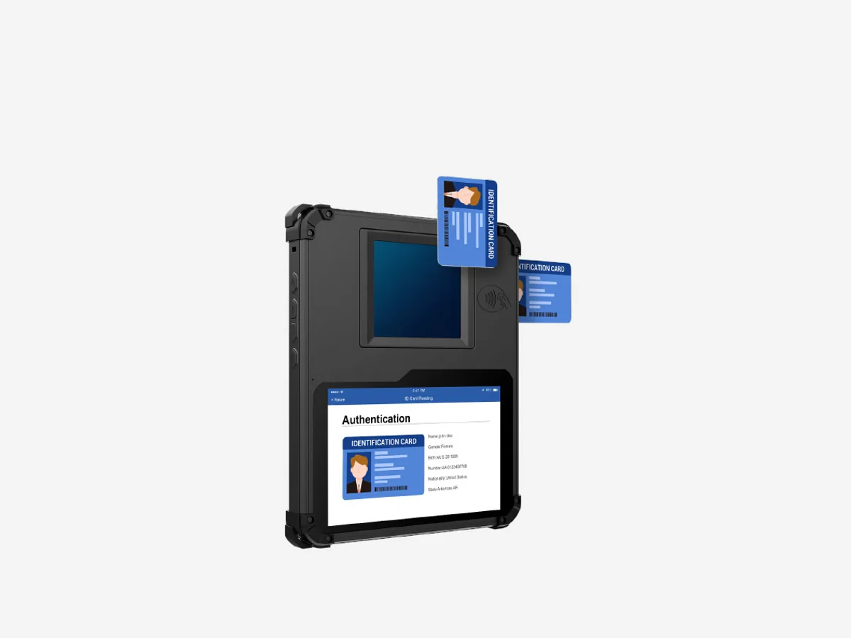 COMET-60H reading contact and contactless identity cards