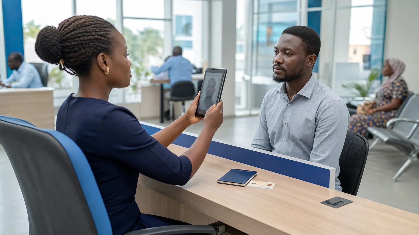 Assisted SIM registration in a field service setting